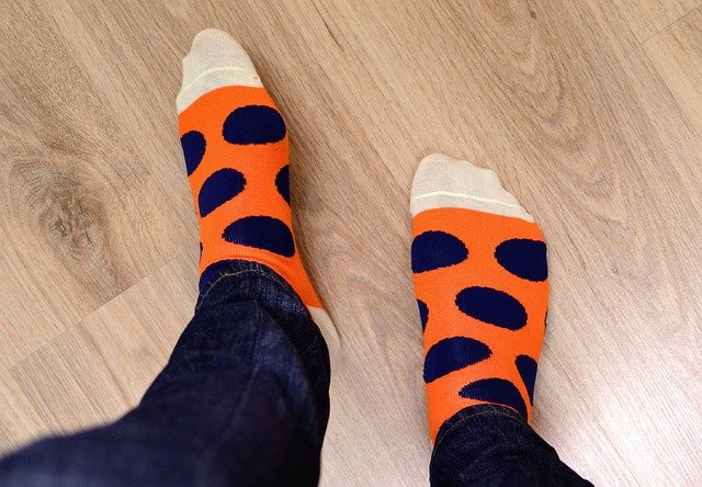 puntíkaté ponožky